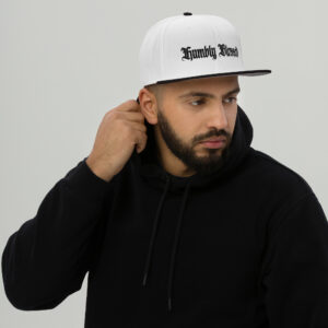 HB BLACK ON WHITE Snapback Hat - Image 2