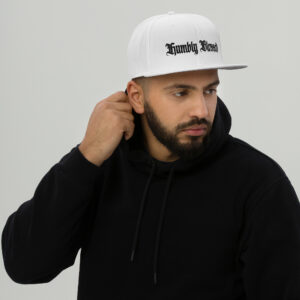 HB BLACK ON WHITE Snapback Hat - Image 4