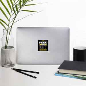 SEEK YE FIRST Bubble-free stickers - Image 3