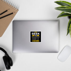 SEEK YE FIRST Bubble-free stickers - Image 4