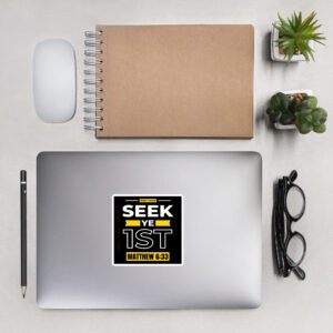 SEEK YE FIRST Bubble-free stickers - Image 5