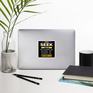 SEEK YE FIRST Bubble-free stickers - Image 6