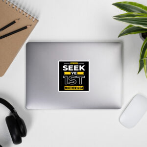 SEEK YE FIRST Bubble-free stickers - Image 7