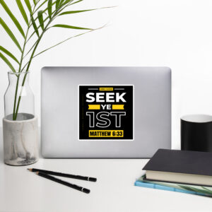 SEEK YE FIRST Bubble-free stickers - Image 8