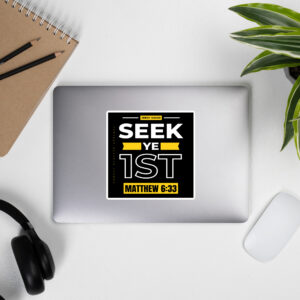 SEEK YE FIRST Bubble-free stickers - Image 9