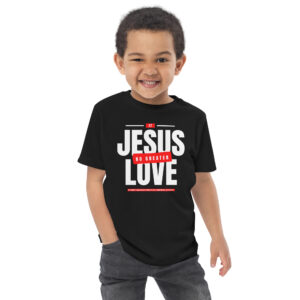 NO GREATER LOVE Toddler jersey t-shirt - Image 4