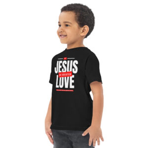 NO GREATER LOVE Toddler jersey t-shirt - Image 3