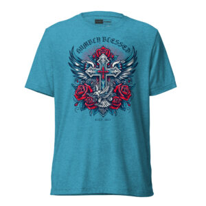 HB CROSS MENS TRI-BLEND TEE - Image 3