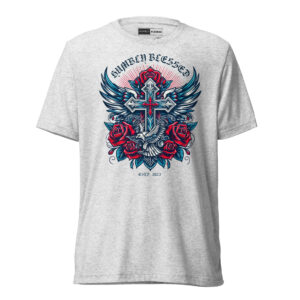 HB CROSS MENS TRI-BLEND TEE - Image 6