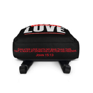 NO GREATER LOVE Backpack - Image 2