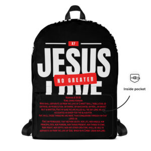 NO GREATER LOVE Backpack - Image 8