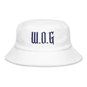 W.O.G BL Unstructured terry cloth bucket hat - Image 2
