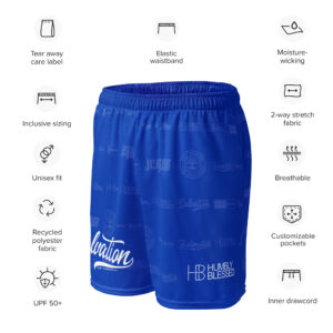 BLU SALVATION ATHLETIC SHORTS - Image 2