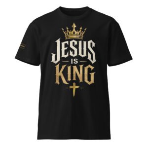 JESUS IS KING premium t-shirt
