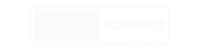 HUMBLY BLESSED RECT WHITE
